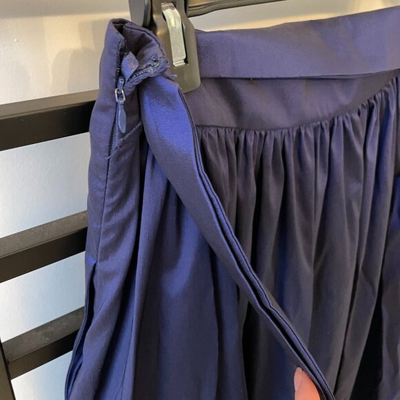 Eliza J Navy Midi High Low Skirt – Size 12 - Picture 6 of 6